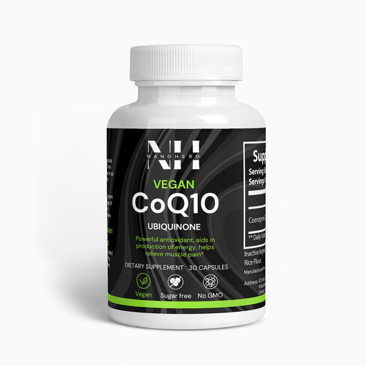 CoQ10 Ubiquinone by Nano Hero - Vegan